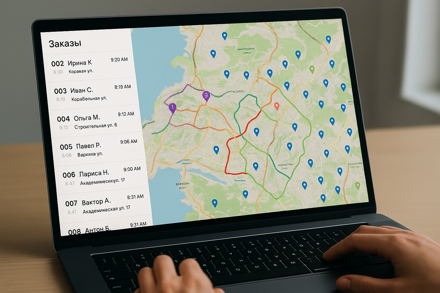 Live-трекинг и ETA